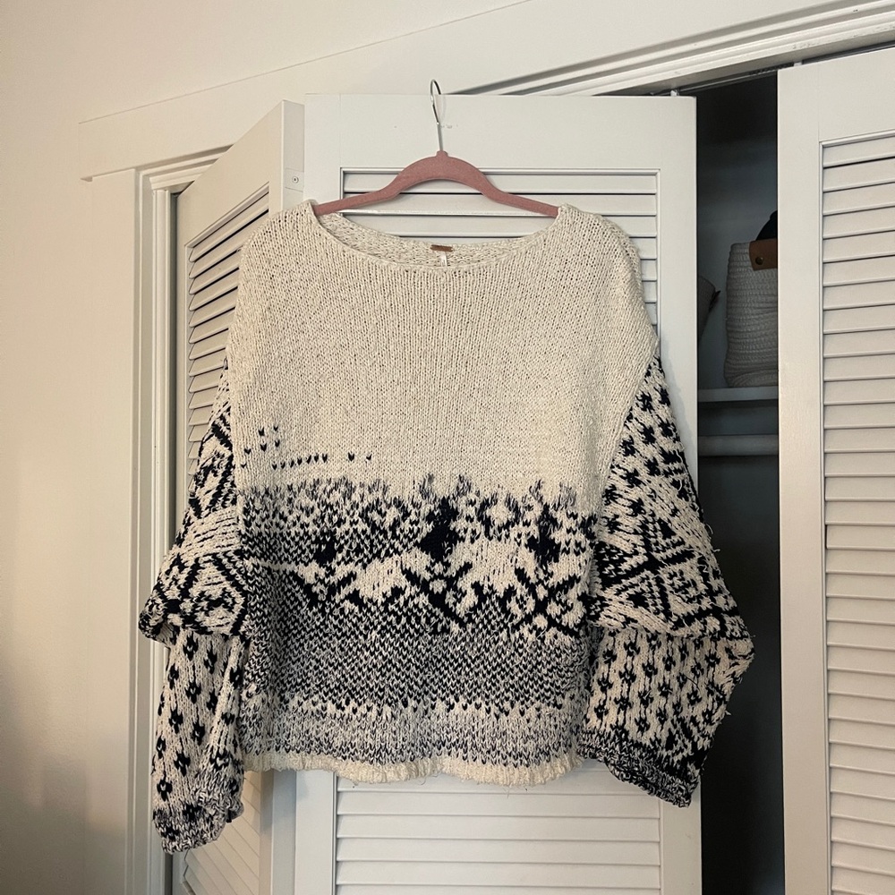 Free People Oversized Knit Sweater